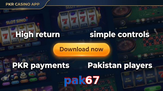 Main screen of Pak67 gamedownload page for PK players